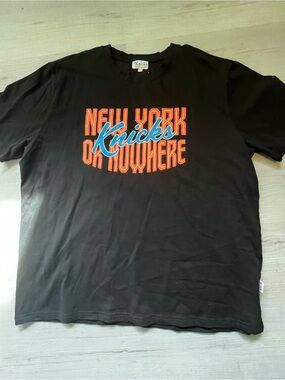 New York or Nowhere Knicks Black Graphic Tee - New York Knicks Logo Shirt